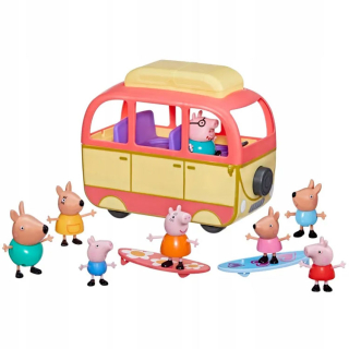 Camper Peppa Pig Trip to Australia F4892 Set + figúrky 8 ks